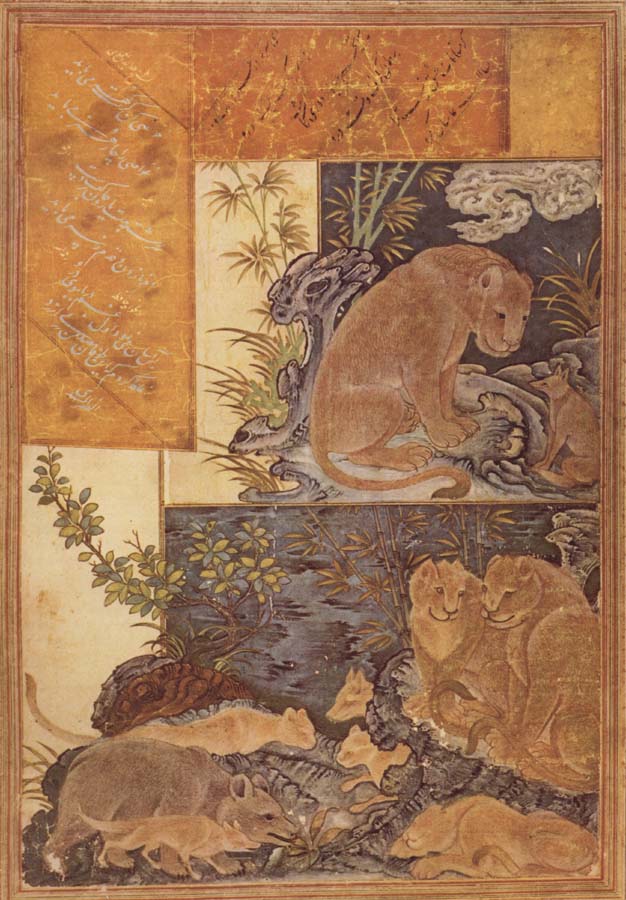 unknow artist The Kalila and Dimna animal fables